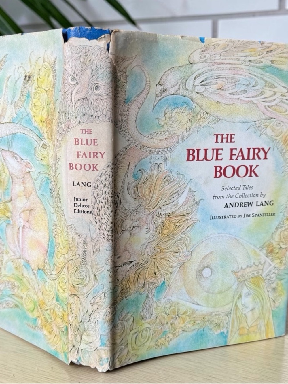 Vintage The Blue Fairy Book Andrew Lang 1969 Hardcover Dust Jacket Illustrated - Picture 4 of 15